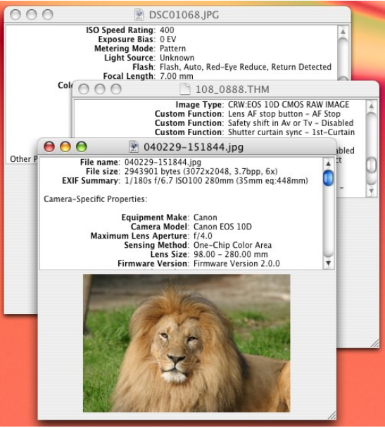 simple exif viewer for mac